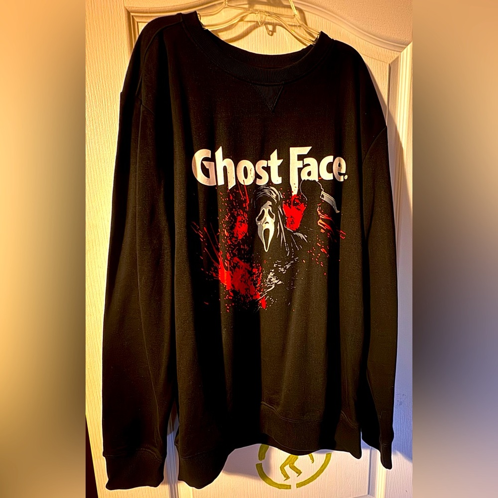 Ghost Face Pullover Sweatshirt
